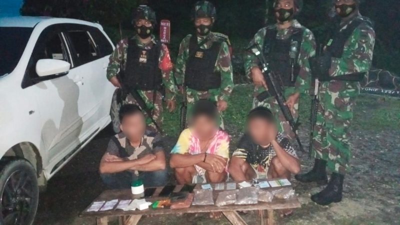 TNI Gagalkan Penyelundupan Ganja di Perbatasan RI-PNG