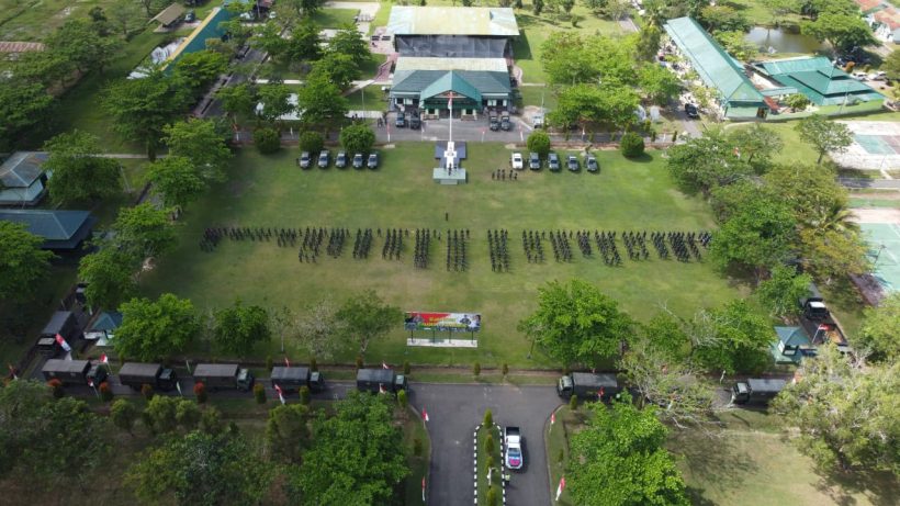 Danrem 174 Merauke Pimpin Apel Gelar Pasukan Pengamanan PON XX 2