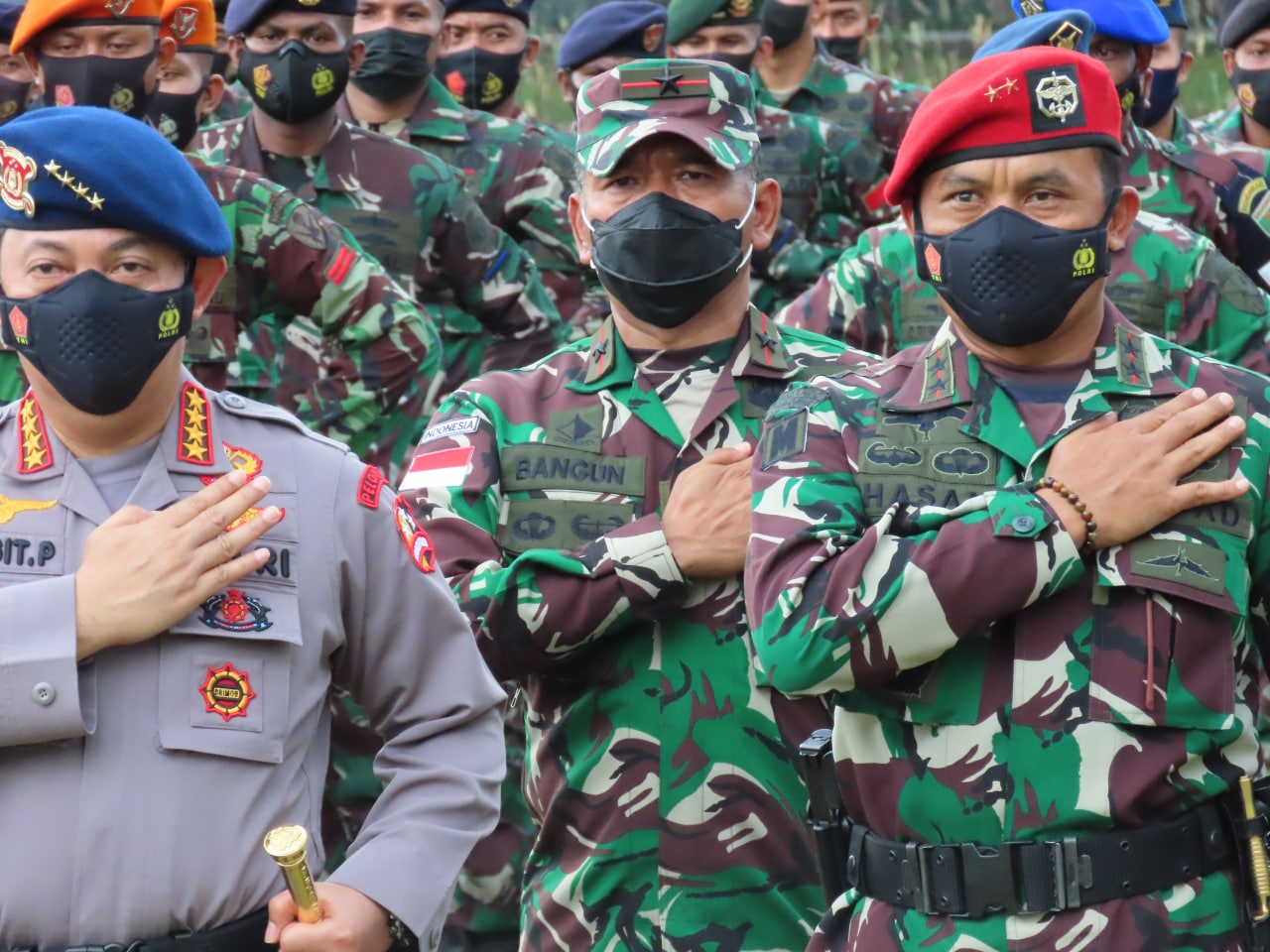Panglima TNI dan Kapolri Kunjungi Prajurit TNI-Polri se-Garnizun Mimika