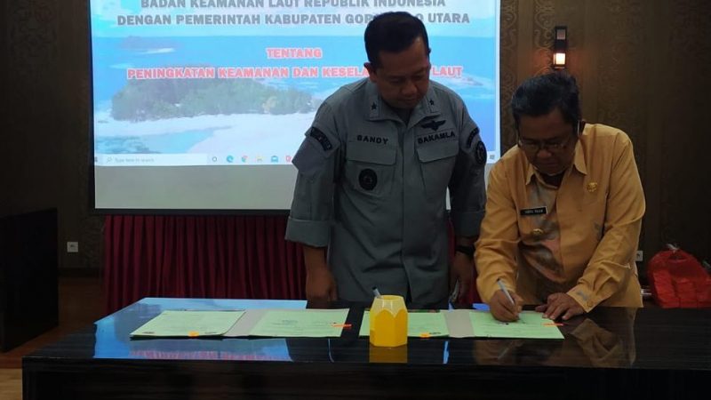 Amankan ALKI II, Bakamla RI Akan Bangun Pangkalan Armada di Gorontalo Utara