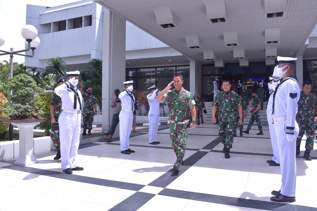 Panglima TNI Kunjungi Mabes TNI AL dan Mabes TNI AU