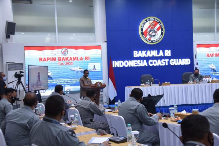 Rapim Bakamla RI: Dukung Pemulihan Ekonomi Nasional Melalui Sinergitas Kamla Laut 2