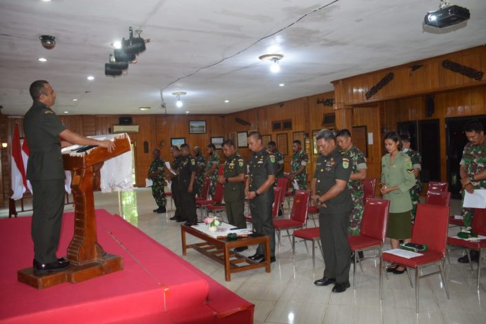 Danrem 174 Merauke Pimpin Syukuran HUT Ke-59 Kodam XVII/Cenderawasih 2