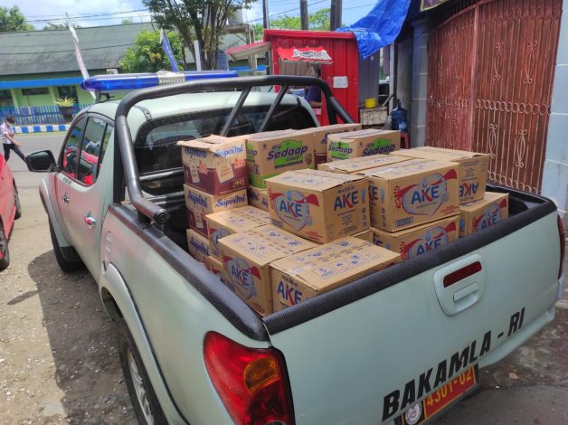 Bakamla RI Salurkan Bantuan Untuk Korban Bencana Amurang 2