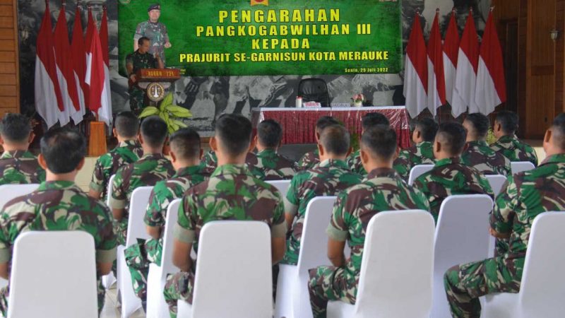 Perwira TNI Jajaran Kogabwilhan III Dapat Arahan Dari Pangkogabwilhan
