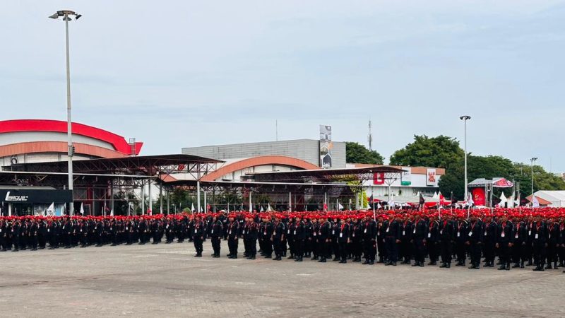 HUT Ke-50 PDIP, Jiexpo Kemayoran Berubah Jadi Merah