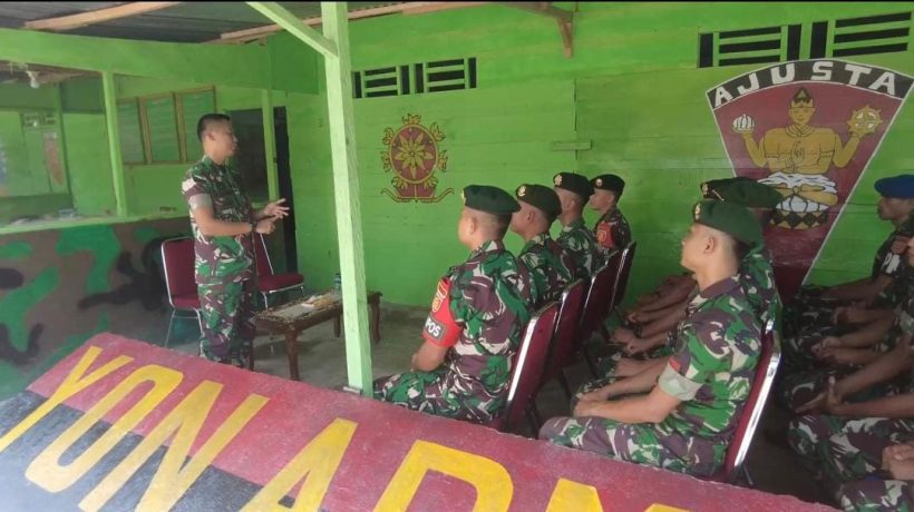 Satgas Yonarmed 1 Kostrad Terima Kunjungan Tim Wasops Mabesad 1 Satgas Yonarmed 1 Kostrad Terima Kunjungan Tim Wasops Mabesad 2