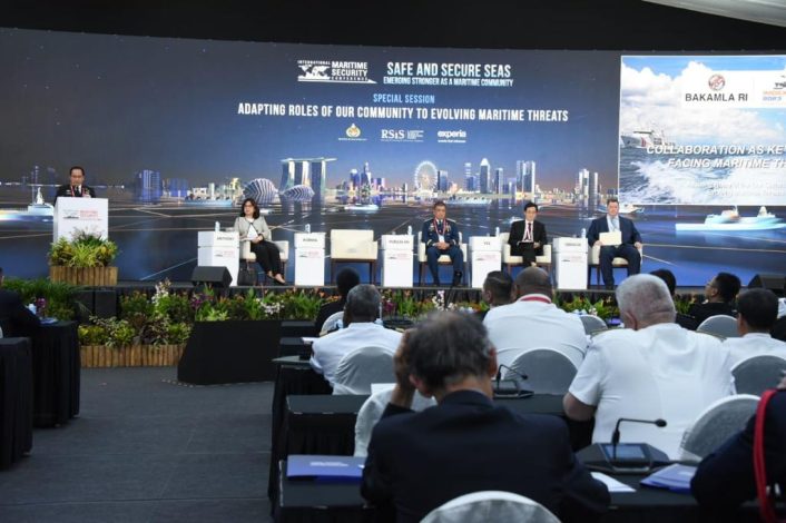 Kepala Bakamla Jadi Pembicara Special Seasion di IMSC Singapura 2